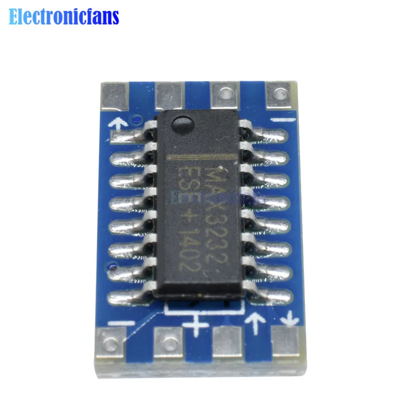 10 шт. Серийный порт Mini RS232 в TTL адаптер Модуль платы MAX3232 115200bps|mini mini|rs232 ttlmini board |