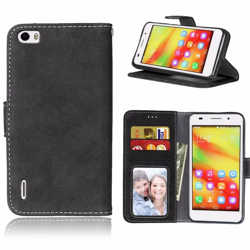 For Huawei Honor 6 Case Luxury Wallet PU Leather Back Cover Phone Case For Huawei Honor 6 H60-L02 H60-L04 H60-L12 Case Flip Bag (2)