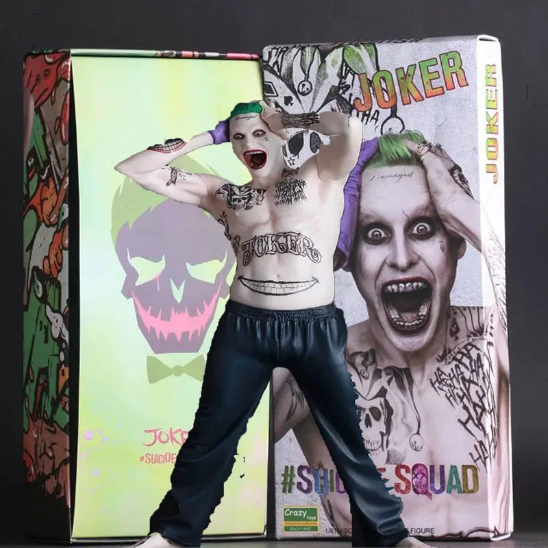

Crazy Toys Suicide Squad Joker Action Figure PVC Doll Anime Collectible Model Toy 26cm