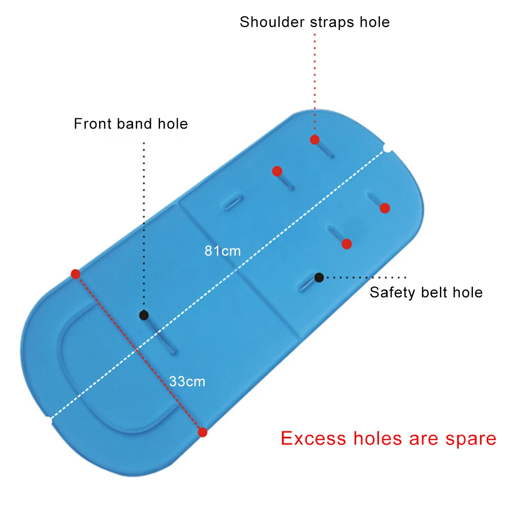 Дышащий коврик для детской коляски, коврик для сиденья, детское автомобильное сиденье, подушка для коляски, складные детские коляски, матрас, коврик для коляски