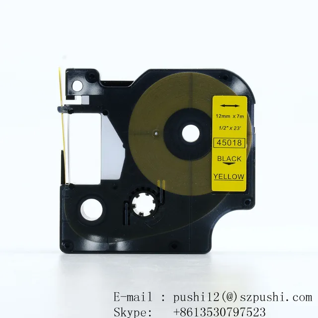 Cheap PUTY 20pcs Compatible Dymo D1 manager 12mm*7m 45018 black on yellow used for Dymo Label Printer Cheap PUTY 20pcs Compatible Dymo D1 manager 12mm*7m 45018 black on yellow used for Dymo Label Printer