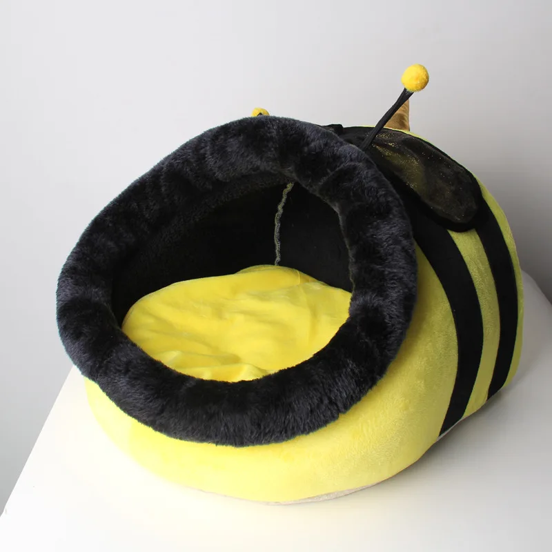 

Soft Warm Dog House bee color Pet Sleeping Bag House for Small Medium Dog Cats Pet Supplies Cat Products S/M/L