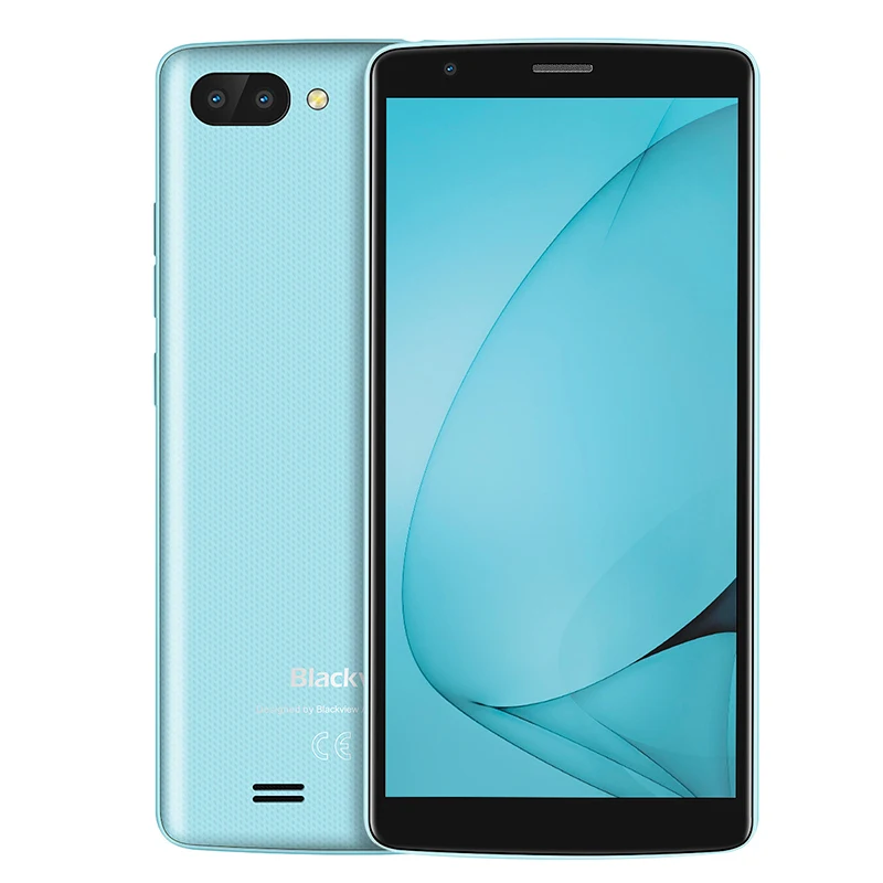 Смартфон BLACKVIEW A20 Android GO, двойная камера заднего вида, четырехъядерный, 5,5 дюймов, 18:9, мобильный телефон, 3000 мАч, gps, 3G, низкая цена, мобильный телефон - Цвет: Blue