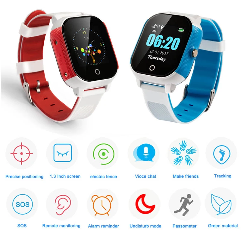 

FA23 Smart Watch Baby IP67 Waterproof Children SIM Card Touch Screen GPS WIFI SOS Tracker Kids Alarm Clock Anti-Lost Smartwatch