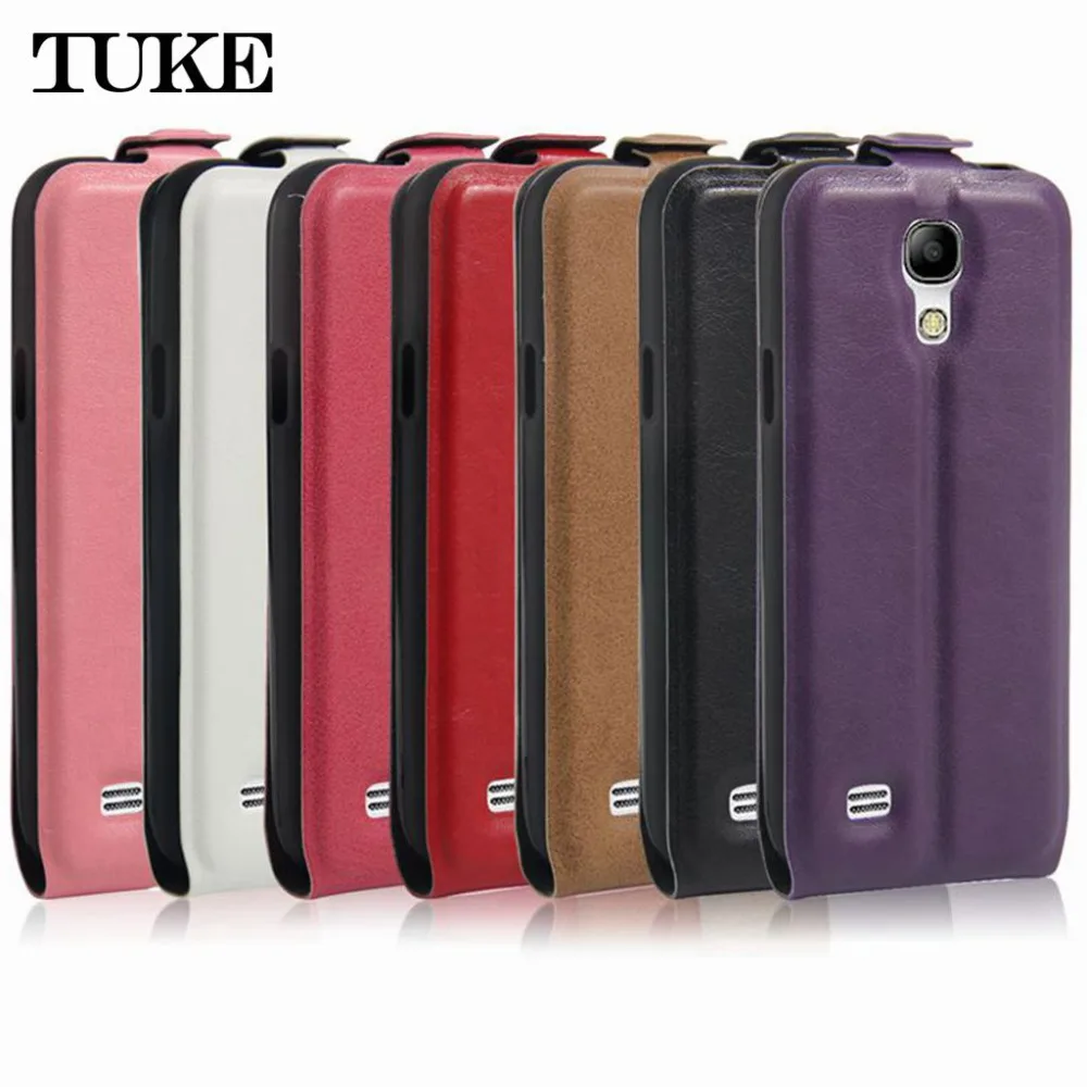 

TUKE S4mini Leather Case For Samsung Galaxy S4 mini i9190 Retro Magnetic Thin Vertical Flip Full Protective Cover