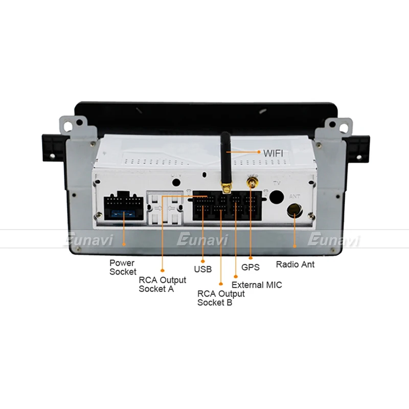 Eunavi 1 Din 9 дюймов 4 ядра Android 8 для BMW E46 M3 Rover 75 автомобильный DVD gps Wi Fi 4G Радио RDS CAN шина
