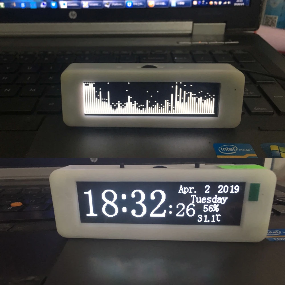 3 12 дюймовый OLED дисплей для музыкального спектра анализатор MP3 автомобильный