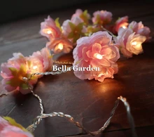 Battery pale Pink blush Rose Flower LED Fairy decorative string light for weddings party Christmas bedroom decoration Home Decor Battery pale Pink blush Rose Flower LED Fairy decorative string light for weddings party Christmas bedroom decoration Home Decor