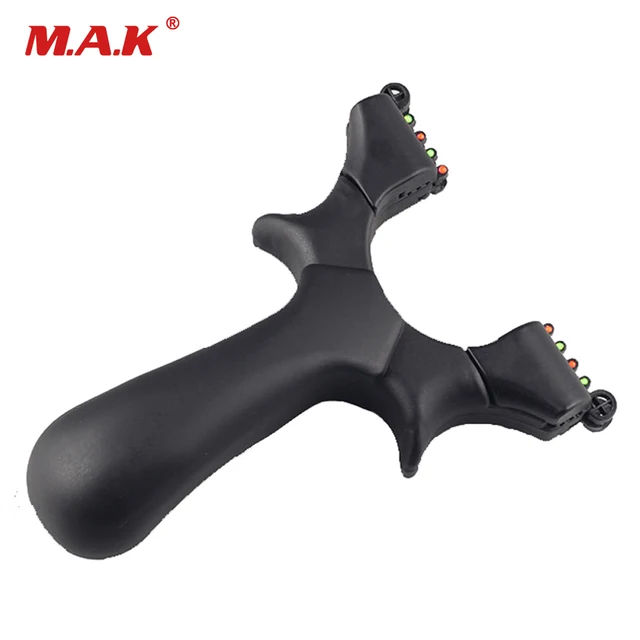 US $3.67 Hardened Resin Spring Fast Pressure Four Fiber Slingshot with 3 pcs Rubber Band for Newcomer Outdoo