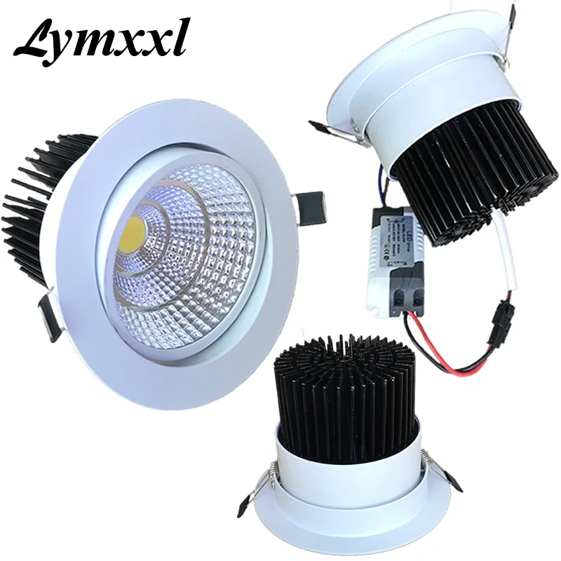 

10X LED Dimmable Ceiling Lighting 5W 7W 10W 12W 15W 18W 20W 25W CREE COB Warm White Cool White Nature White AC 90-260V + Drivers