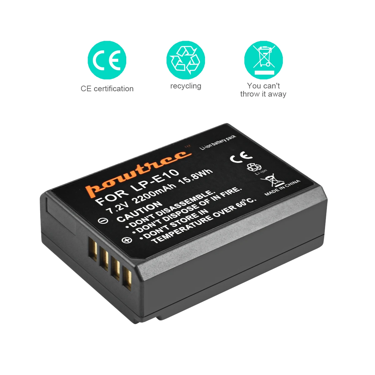 Bonacell 2200mAh LP LP E10 E10 LPE10