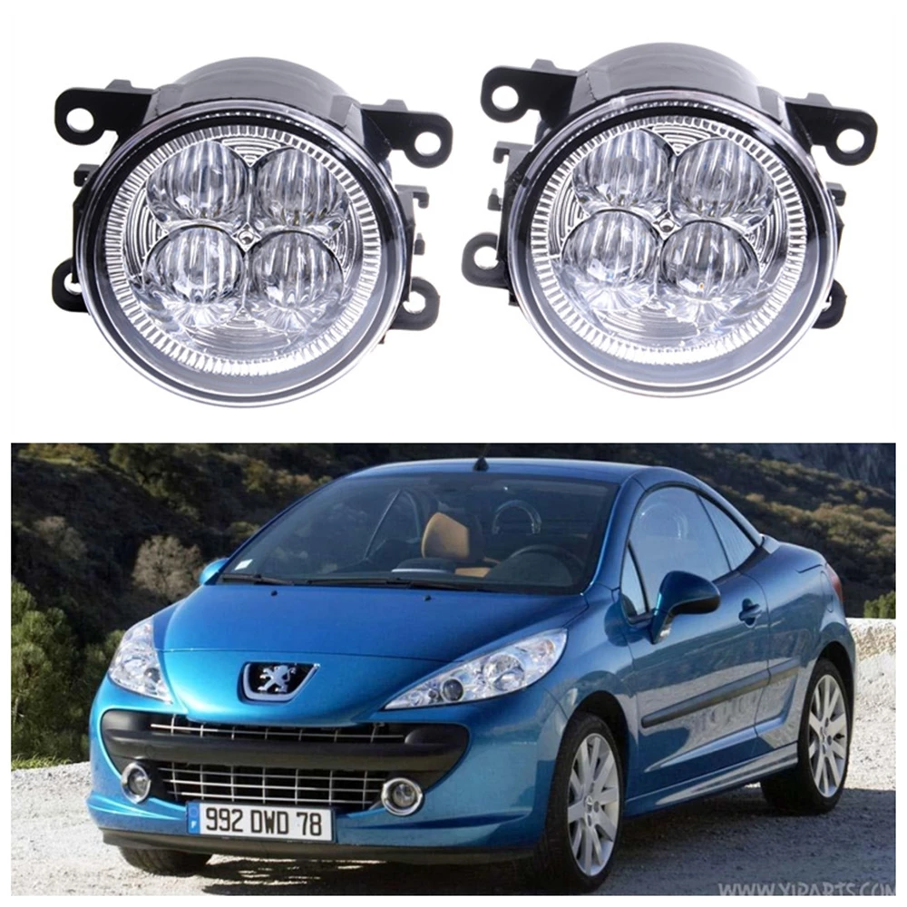 

For PEUGEOT 207 CC (WD_) 2007-2015 10W High power Lens fog lights Car styling Fog Lights 1set