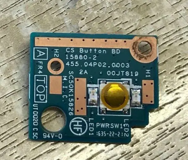New 00JT819 for Lenovo Thinkpad X1 Carbon 2016 Power Button Switch Board