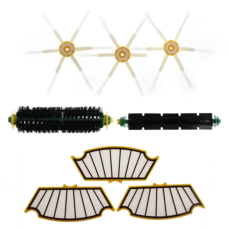 

Filters Brush Kit Parts For iRobot Roomba 500 510 530 535 540 570 550 560 Series