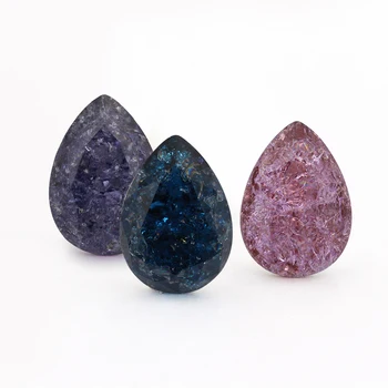 

Ice flower glass Crystal Accessories for clothing Crystal water drop tear drop Sew on rhinestone dress decorations wedding dres