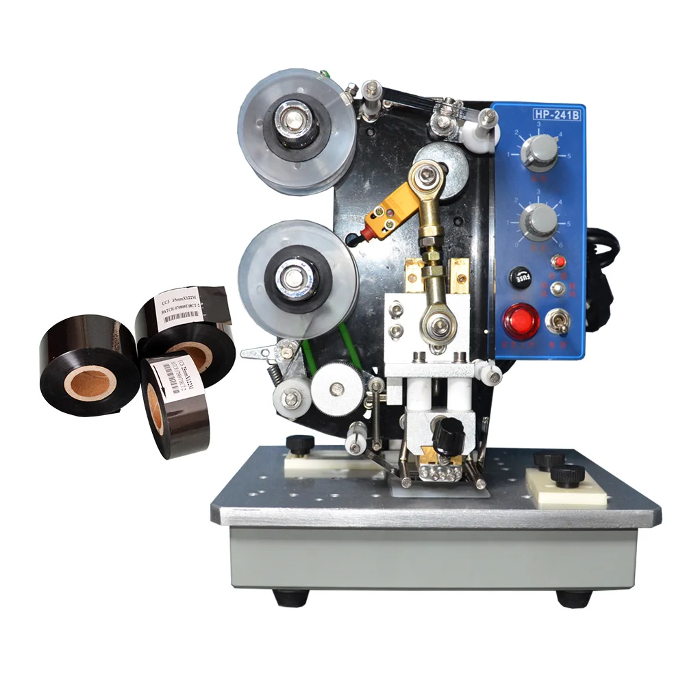 

241B type expiry date and batch machine on plastic bags