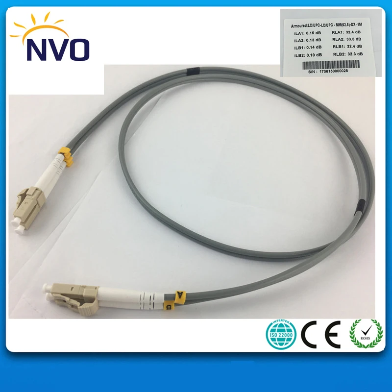 Внутренний LC/UPC мм DX (0 6 плотное буферное волокно) L: 1 м диаметр: 3 0 ПВХ куртка