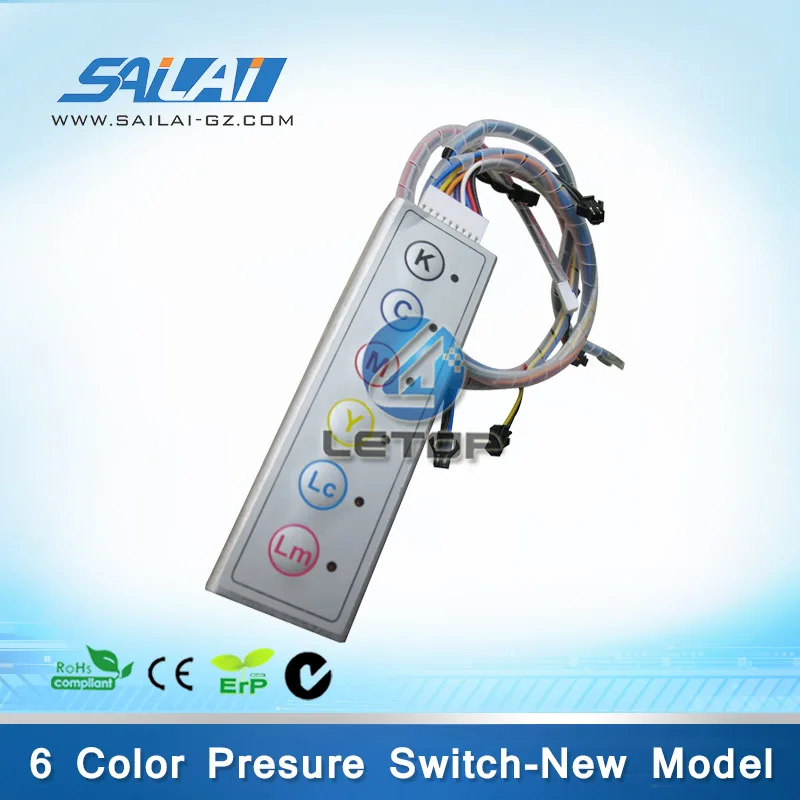 

Inkjet printer parts pressure switch for 6 color solvent ink system