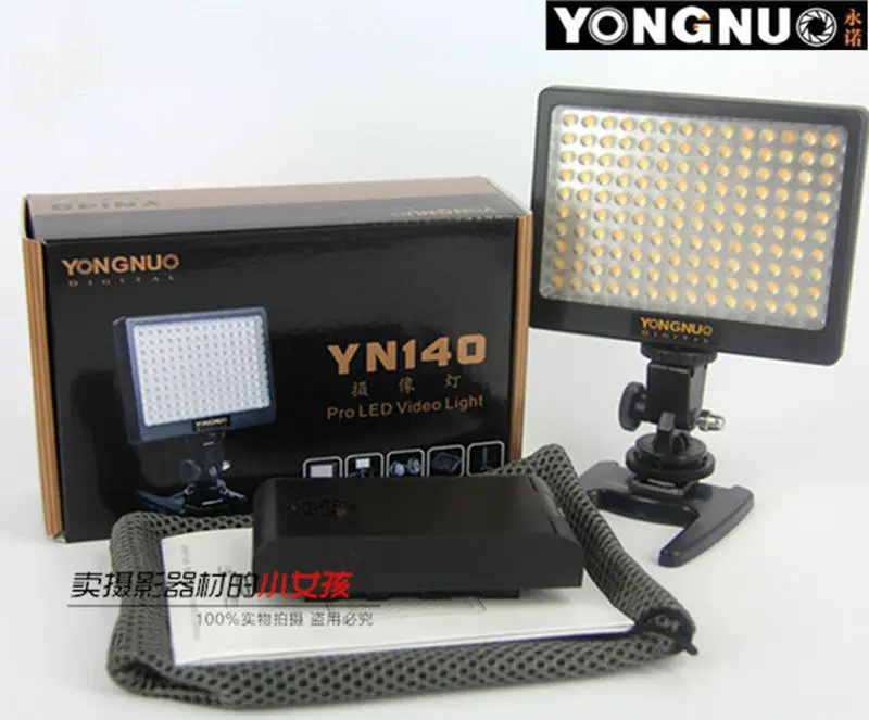 

YONGNUO 140 hight-brigtness Led light YN140 for Canon Nikon Pentax Panasonic