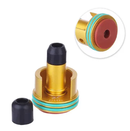 

Metal Noise Reduction Air Cylinder Head And Inner O Ring Air Seal Nozzle For Jingji SLR/RX AK47 Water Gel Beads Blaster - Golden