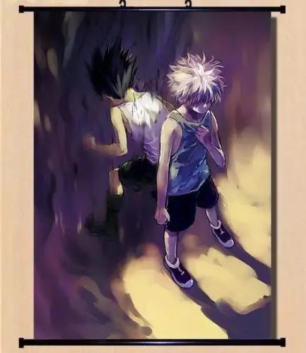 

Anime Poster HunterxHunter Wall Scroll Printed Painting Home Decor Japanese Cartoon Decoration Poster