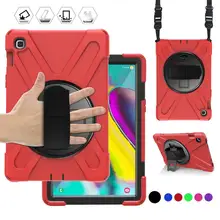 Чехол для samsung Galaxy Tab S5E 10,5 SM-T720 SM-T725 360 Heavy Duty ремешок наплечный ремень для детей прочный защитный чехол