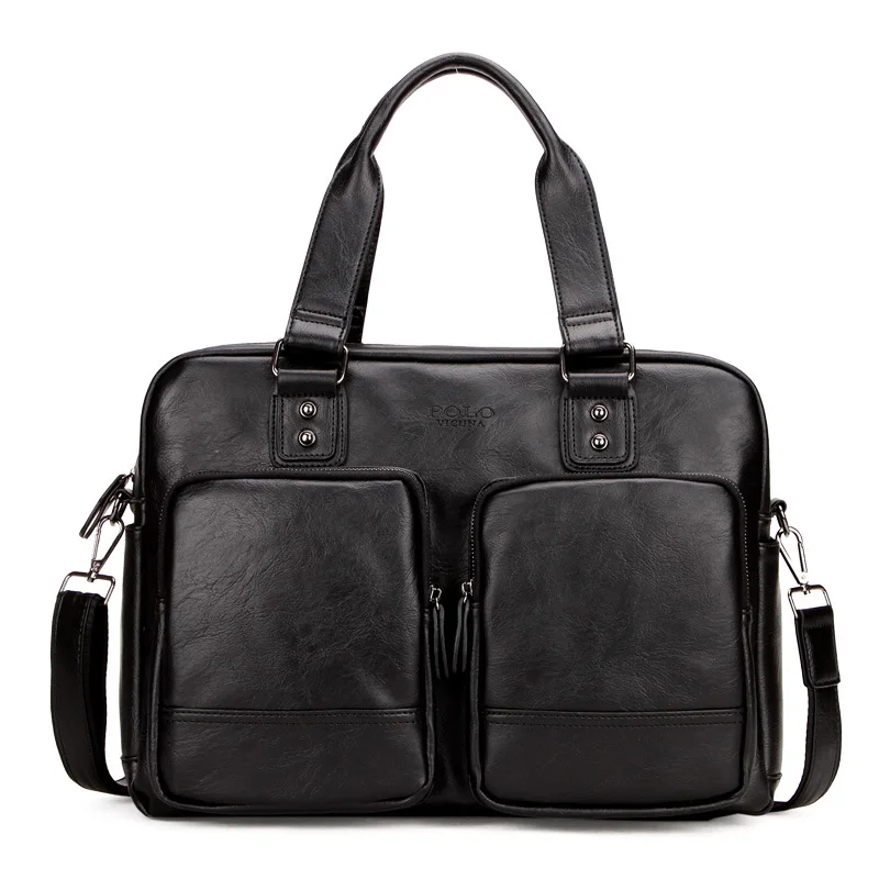 

Messenger Bag men's genuine leather men shoulder bag Casual Male briefcases big laptop Crossbody bags for men handbags