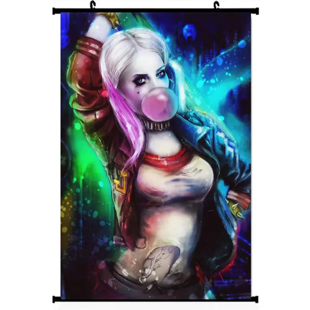 Anime Harley Quinn Intihar Squad Film Ipek Poster Duvar Kaydirma Japonya Anime Harley Quinn Intihar Squad Film Ipek Poster Duvar Kaydirma Japonya