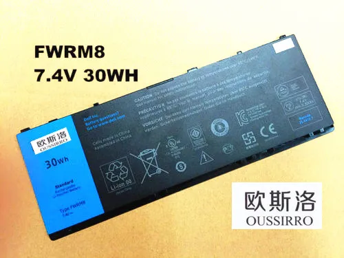 30wh Новый OUSSIRRO KY1TV FWRM8 1XP35 PPNPH 1VH6G 312 1412 1423 YCFRN ky1tv аккумулятор для dell latitude 10 st2 st2e
