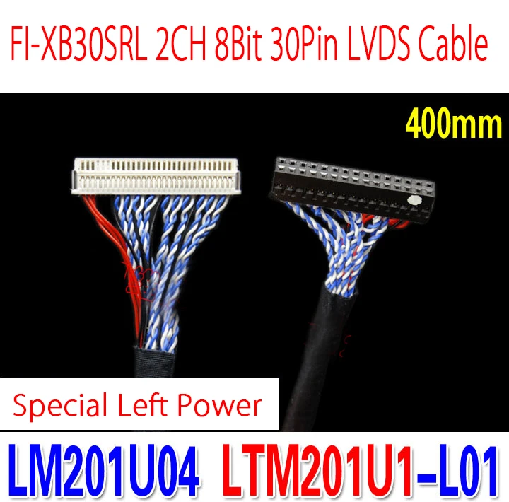 Для LM201U04 LTM201U1-L01 специальный LVDS кабель FI-XB30SRL-HF11 30 контактов D8 двойной 2ch 8bit 1,0 мм Шаг левой мощности ЖК-контроллер