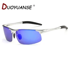 Зеркальные рolaroid солнцезащитные очки для мужчин поляризационные спортивные вождения солнцезащитные очки Алюминий Магний очки с коробкой oculos