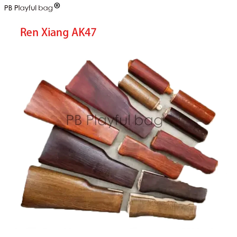 

PB Playful Outdoor Sports Tactics DIY Hobby Renxiang AK47 Water Bullet Gun Solid Wood Protection and Beech Wood Insertion OD38