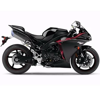 

Gloss Matte Black w/ Red Complete Fairing Injection Kit for 2009-2011 Yamaha Yzf R1 1000