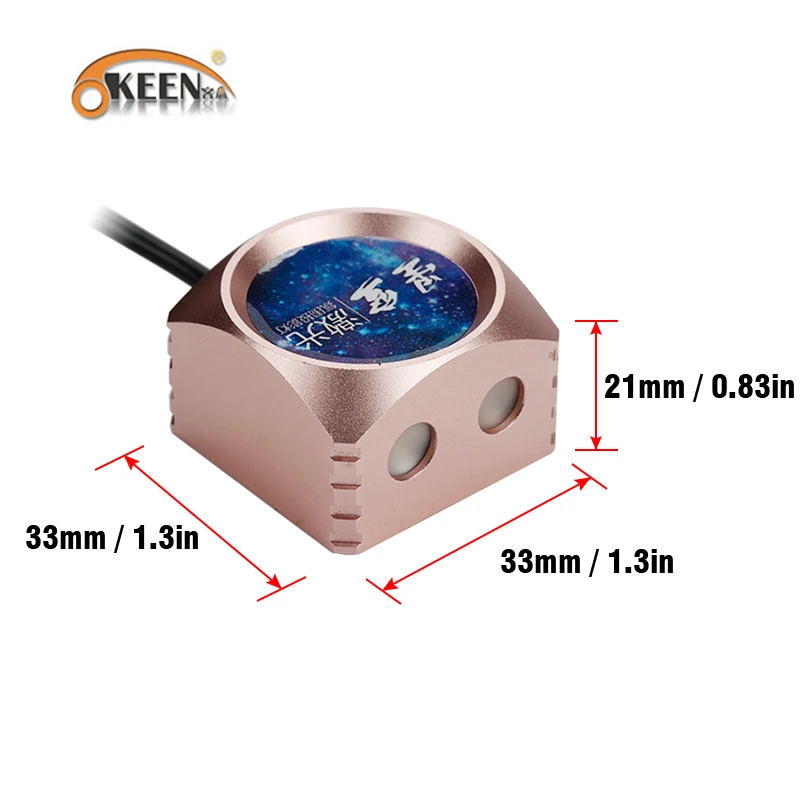 OKEEN праздничный декоративный светильник Автомобильный USB светодиодный красный