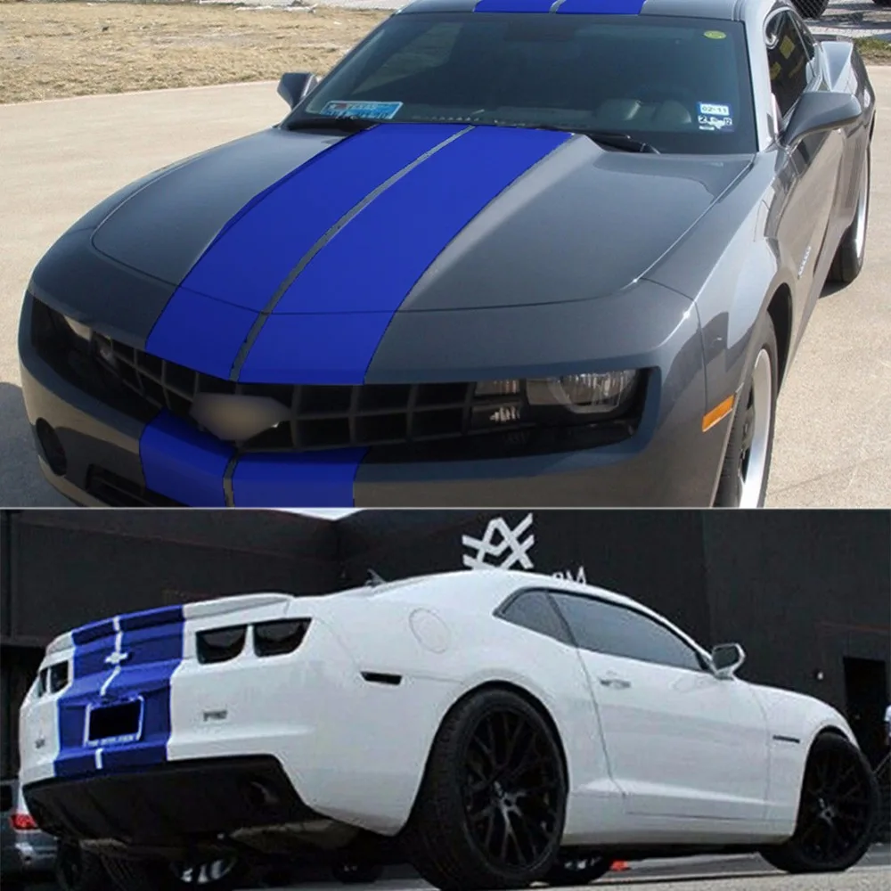 Опциональная цветная наклейка в полоску для Chevrolet Camaro Mondeo Mustang Ford SS капот крыло зеркало фара#275635