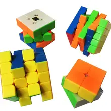 Качество 4 шт. в наборе волшебный куб головоломка игра головоломка образовательные головоломки игрушки подарок для детей и взрослых