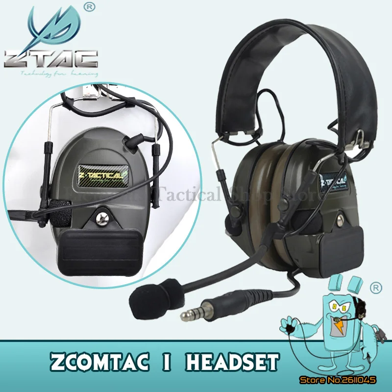 Ztac Peltor Tactical Headphones Comtac I Combat Noise Reduction