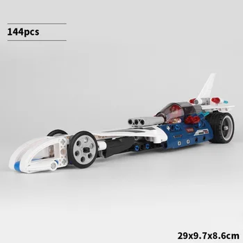 

Technics speed Champion Bullet Peak racing car building block F1 bricks racer figures pull back vehicle toys for children gifts
