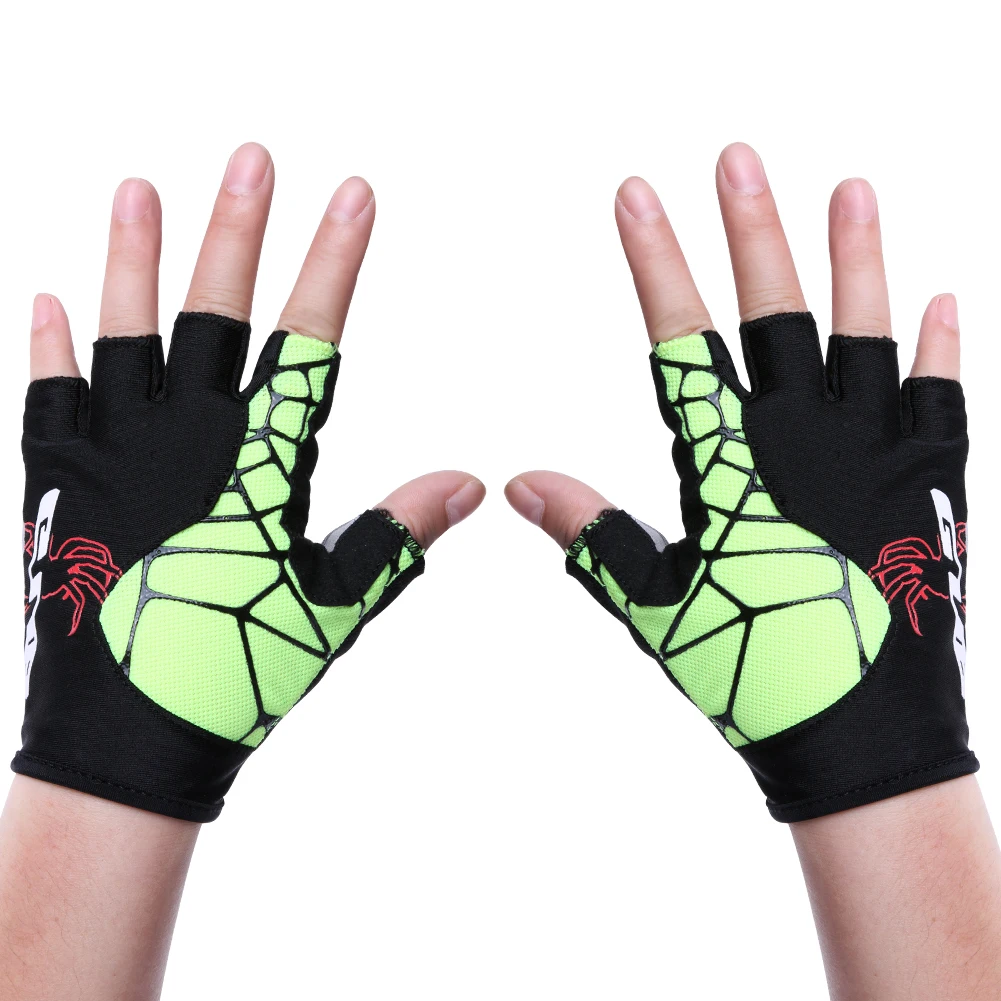 Half Finger Sport Gloves Breathable Non Slip Cycling Gloves 2017 Weight