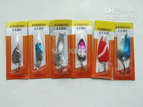 

NewArrival - best Selling free shipping 100pcs/lot-Trolling Spinner Spoon Bait Fishing baits 3g,5g,7g Mixed baits