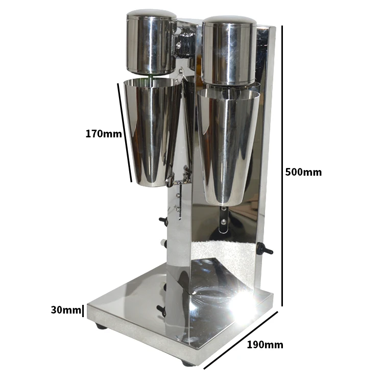 1 шт. YQ-02 коммерческий чай молоко смеситель двойной головкой молочный коктейль машина 220 В пить смеситель блендер молоко шейкер пузыря