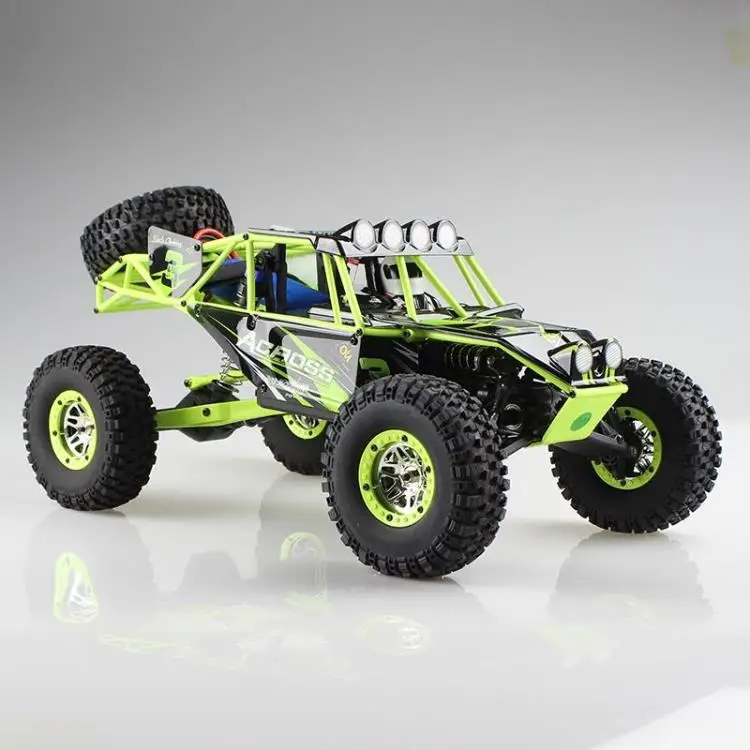 WLtoys 10428 1/10 2,4G 4WD RC Monster гусеничный RC автомобиль с светодиодный светильник RC скалолазка дистанционного Управление Электрический дикий трек воин