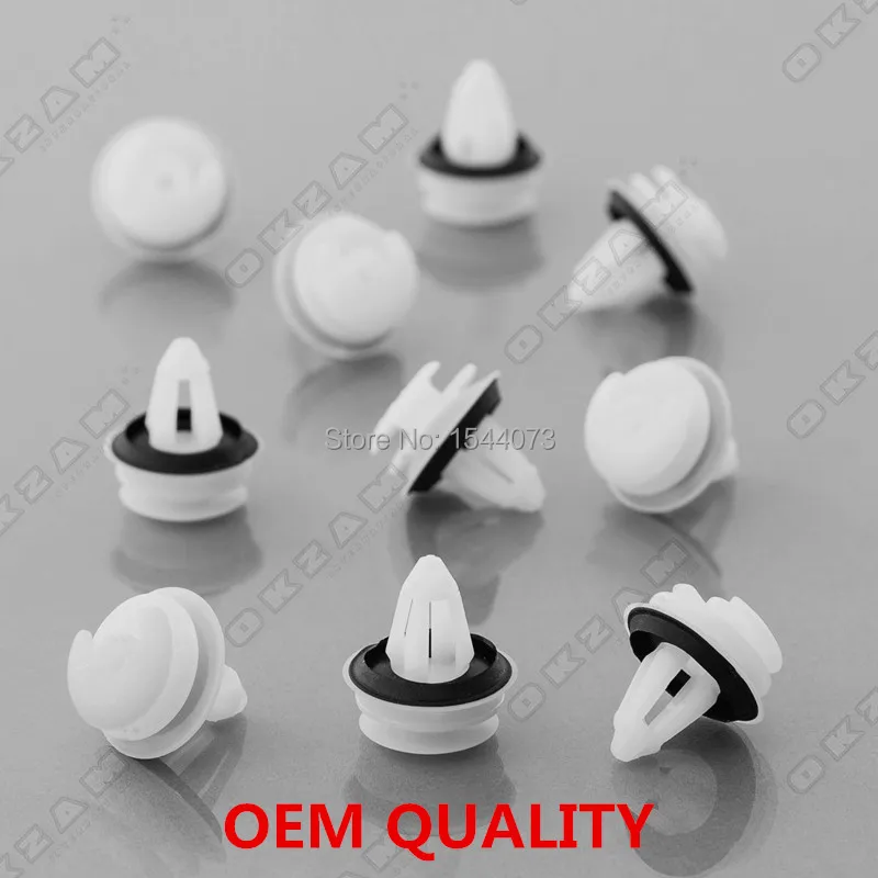 50pcs HIGH QUALITY Plastic Auto Interior Door Trim Clips Card Door