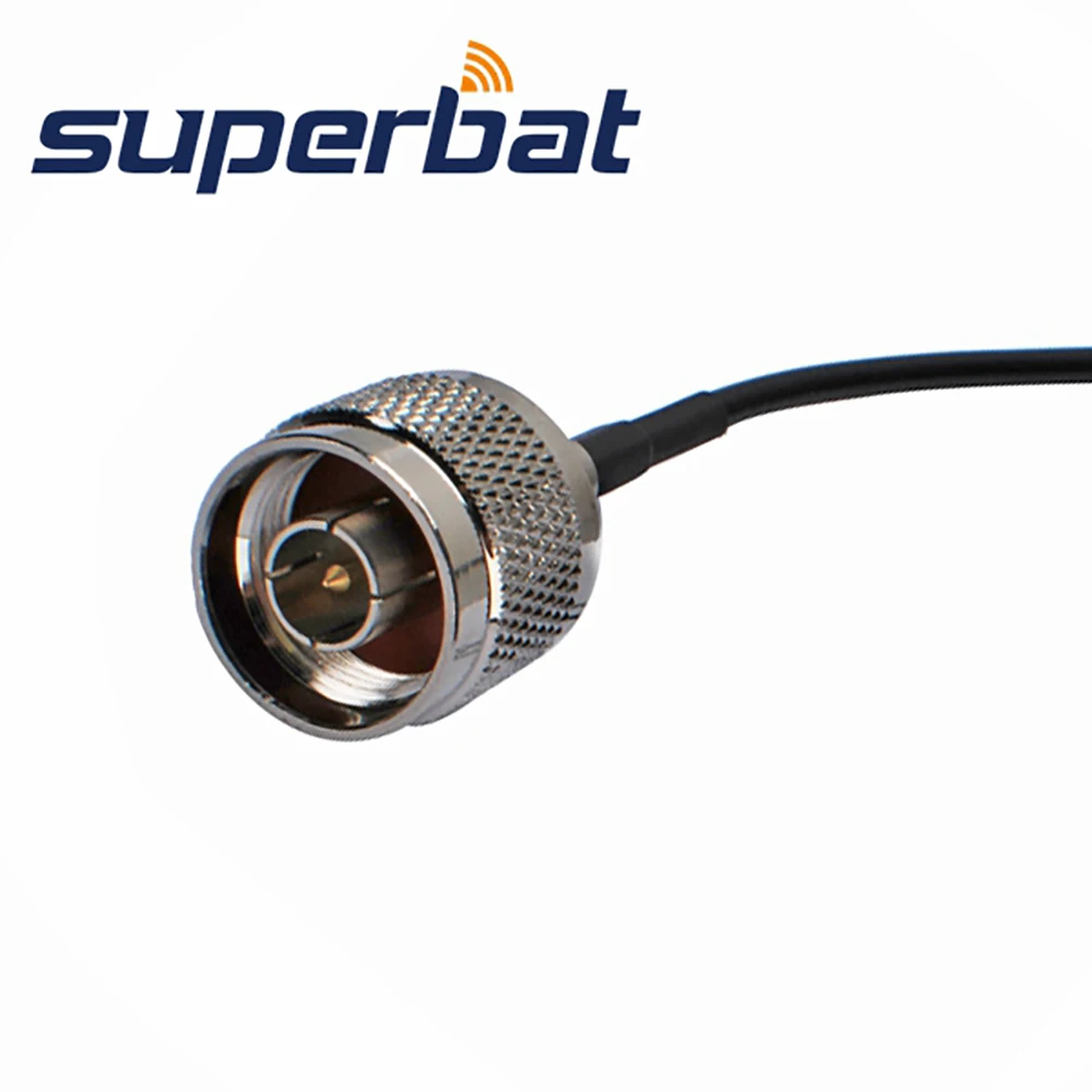 RF Coaxial Jumper Cable Assembly with N Male and CRC9 Plug