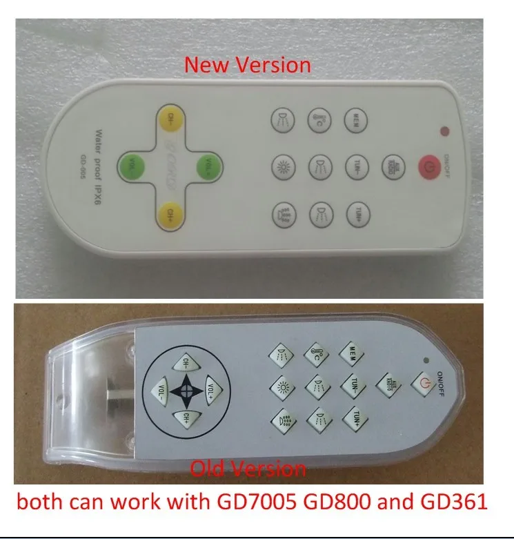 GD 7005 remote controller 1118001