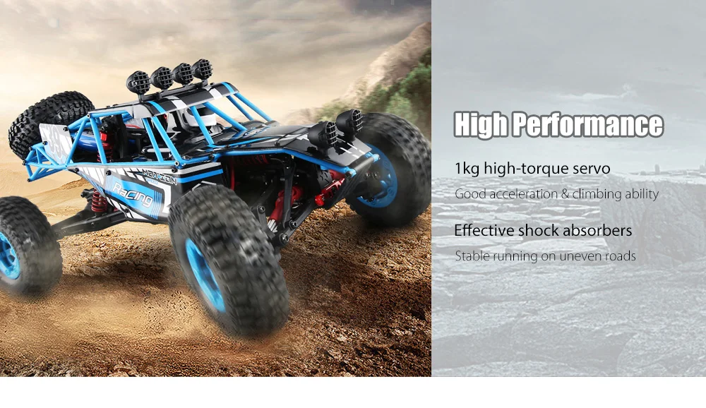 JJRC Q39 1:12 4WD RC пустынный грузовик RTR 35 км/ч+ быстрая скорость 1 кг сервопривод с высоким крутящим моментом 7,4 В 1500 мАч LiPo аккумулятор F22485