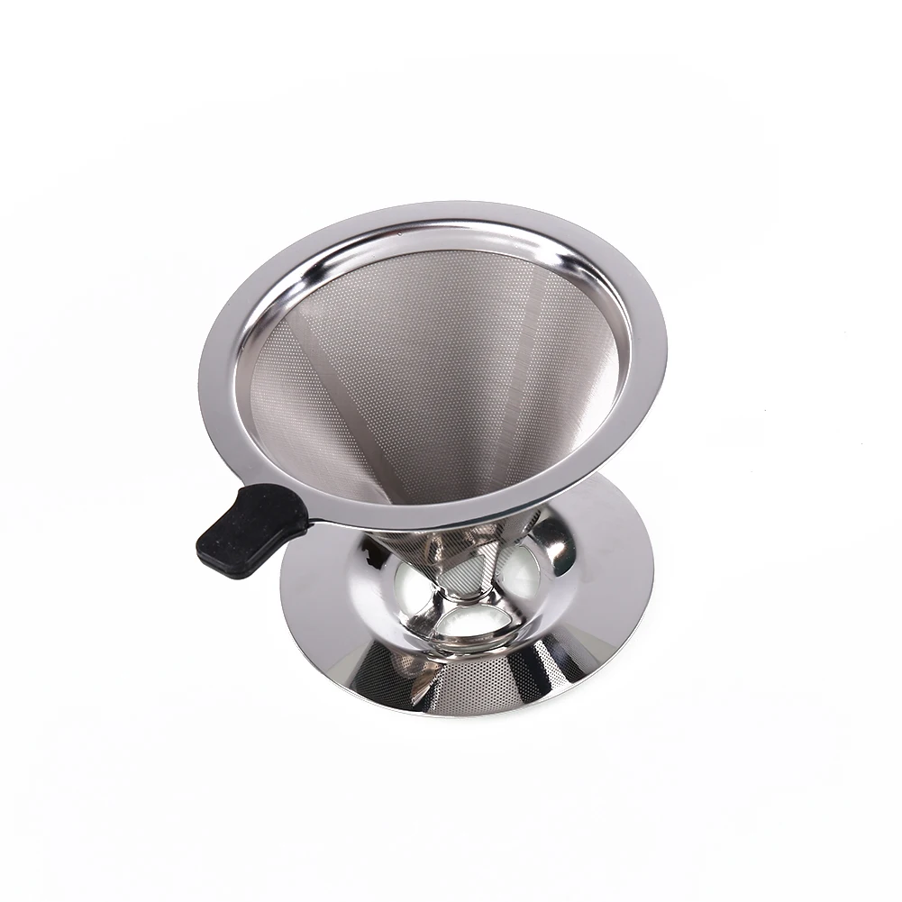 Silver 115mm Стенд практичный Cuisinart Кофеварка угольный фильтр воронка - Цвет: Silver 115mm
