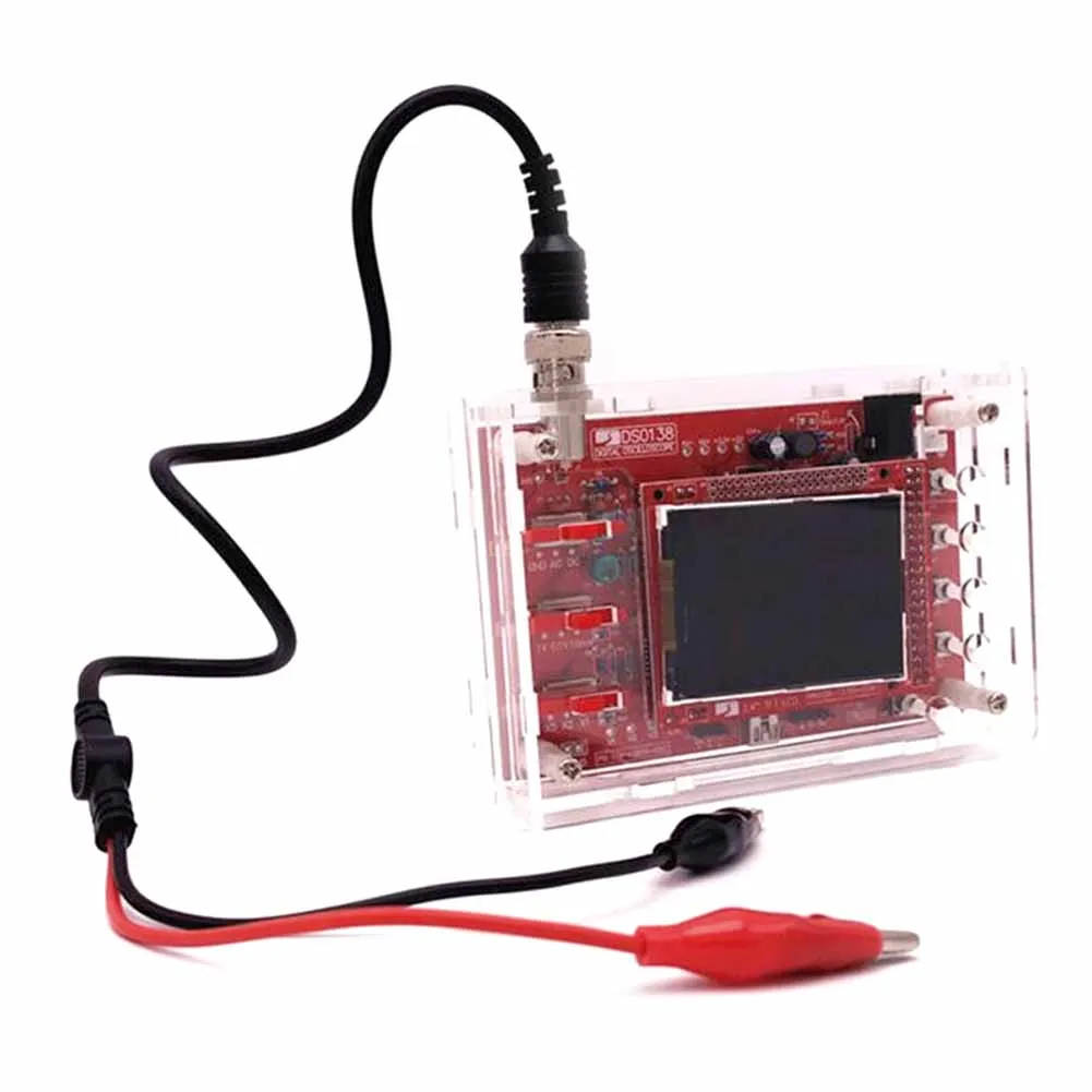 

Assembled DSO138 2.4 TFT Digital Oscilloscope Kits DIY Parts (1Msps)+ Prob HR CLH@8