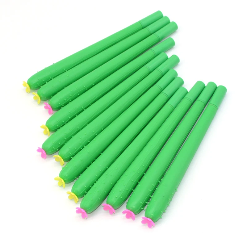 

60 pcs/lot Cactus Gel Pen Lapices Kawaii Caneta Gel Boligrafo Cute Kawaii School Supplies Jel Kalem Stylo Lapiz Tinta Succulent