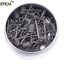 XFKM – bobines géantes juggernaut, 50 pièces/paquet, serre-juggernaut Clapton, Alien taiji super Clapton, résistance au chauffage, bobine rda
